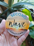Second Wave sticker