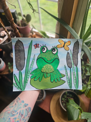 Speckled Frog Kids painting class 🐸