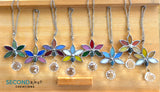 Glass and Labradorite Lotus Suncatcher