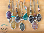 Etched Crystal Amulets