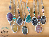 Etched Crystal Amulets
