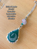 Etched Crystal Amulets
