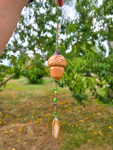 Into the Forest ~ Acorn Suncatcher