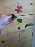 Vintage Stained Glass Suncatchers