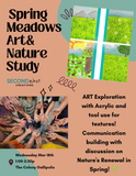 March Kids Art Class ~ Spring Meadows