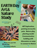April Kids Art Class~ Earth Day Terrcotta pots & Planting