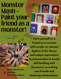Monster Mash~ Kids Art Class ~Oct